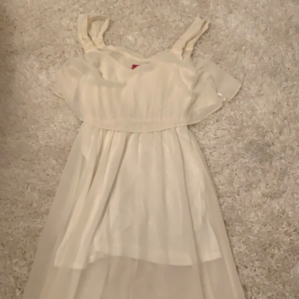 White mesh midi dress 👗